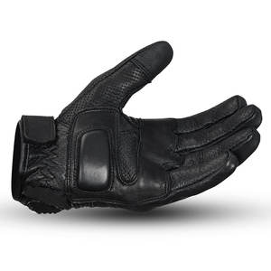 Gants de moto professionnels Vintage à doigts complets Gants de moto en cuir véritable fabriqués au Pakistan-pour les sports de plein air - Product Image 6