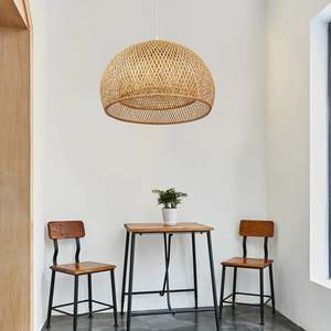 Materia Rotin Abat-jour Tissé Décor Métal Simple Lumineux Classique Vente en Gros Caractère Naturel pour Plafond Tout Eco-friendly 0.6 - Product Image 6