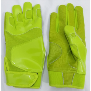 Guantes de Bateo de Béisbol y Sóftbol de Cuero de Primera Calidad, Diseño Ambidiestro con Puño Largo, Cierre de Velcro, Transpirables - Product Image 1