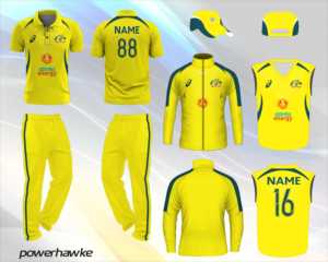 Magnifique ensemble d'uniforme de grillon de couleur jaune, T-Shirt en Jersey à col, pantalon avec Logo de taille personnalisée, nom de l'équipe - Product Image 2