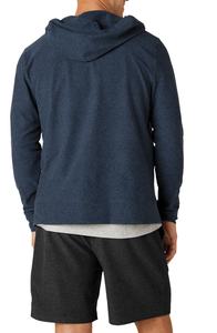 Sweat-shirt à capuche zippé 100% coton unisexe avec broderie de logo imprimé personnalisé pour l'hiver - Product Image 5