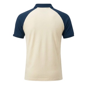 เสื้อโปโลพิมพ์โลโก้ตามสั่ง รุ่น Performance ปี 2026 แบรนด์ KADIA สุดหรู แขนเสื้อตัดต่อแบบแร็กแลน ทรงเข้ารูปสำหรับผู้ชาย ผ้าคอตตอนปิเก้ - Product Image 4