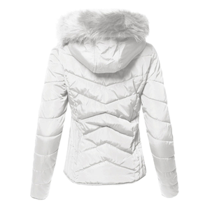 Nouvelle veste bomber en coton et nylon imperméable coupe-vent à séchage rapide pour femmes, style tendance, prix de gros, hiver froid - Product Image 5