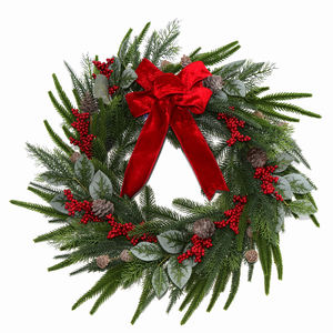 Handmade Grinalda De Natal e Garland Balls Frente Porta Janela Pendurado Ornamento Set Xmas Tree Decor para Navidad - Product Image 4