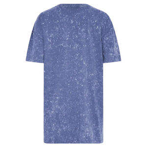 เสื้อยืดคอกลมสำหรับผู้ชายผ้า100% คอตตอนซักได้ออกแบบโลโก้เป็นกรดและพิมพ์ลาย3D - Product Image 2