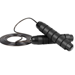 เชือกกระโดดแบบปรับได้สำหรับออกกำลังกายและฝึกคาร์ดิโอเชือกกระโดดที่จับน้ำหนักเบา - Product Image 4