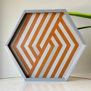 Dessous de verre faits à la main en résine et bois pur 100% plateaux de service de taille personnalisée pour cuisine maison jardin utilisation de table pour le stockage des aliments - Product Image 1