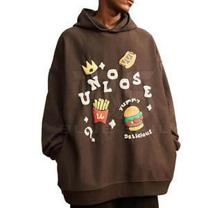 Prix raisonnable Meilleures ventes Sweat-shirts à impression en relief Streetwear Vente chaude Sweat-shirts à impression en relief - Product Image 1