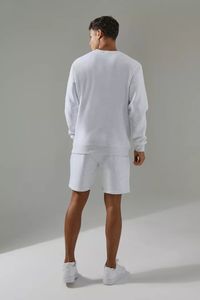 Conjunto de chándales cortos activos de gran tamaño para hombre, ropa informal, chándales transpirables y cómodos para hombre - Product Image 2