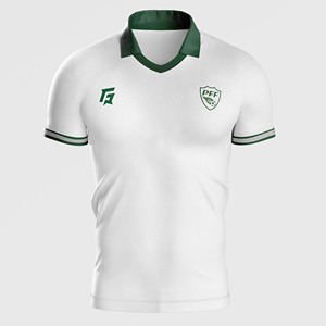 Camiseta de Fútbol Personalizada para Jóvenes, Diseño de Bandera Blanca, Poliéster, Talla XL para Niños, para Ropa Deportiva - Product Image 1