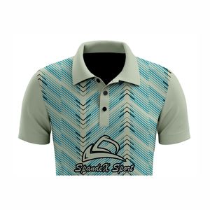 Polos de sublimación para hombre, polos personalizados, logotipo bordado y sublimación, Polo de golf - Product Image 3
