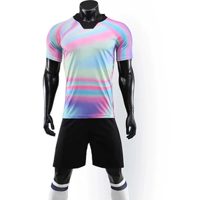 ชุดฟุตบอลกางเกงขาสั้นเสื้อฟุตบอลชุดฝึกฟุตบอลแบบสั่งทำ - Product Image 1
