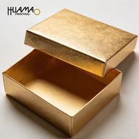 Op maat gemaakte chocolade doos met gouden folie, food grade geschenkverpakking met inlay voor chocoladekoekjes en pralines, groothandel snoepverpakkingen