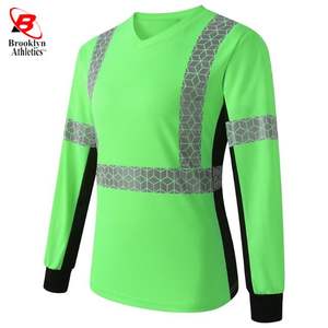 T-shirt de haute qualité en gros pas cher haute visibilité réfléchissant avec logo personnalisable caractéristique imperméable à l'eau - Product Image 1