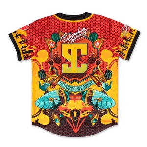 Nouveau Maillot de Baseball Personnalisé 2024 pour Homme, Col en V, 100% Polyester, Manches Courtes, Vente en Gros par Sublimation pour Équipes - Product Image 6