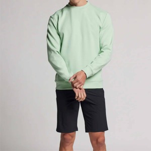 Sweat-shirt à col rond chaud en molleton pour homme-Pull doux, confortable et confortable pour une tenue décontractée et des activités de plein air - Product Image 3