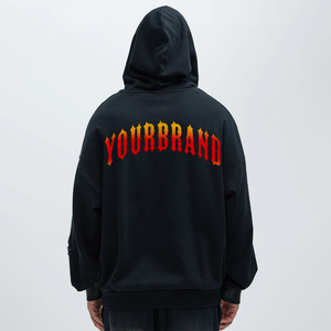 Élégant Mens Acid Wash Hoodie Léger Respirant Polyester Coton Mélange Pull Casual Wear Streetwear Fashion Outfit - Product Image 2