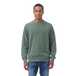 Sudadera con cuello redondo y estampado personalizado de alta calidad 100% algodón polar bordado con logotipo para hombre patrón sólido elementos esenciales de invierno - Product Image 1