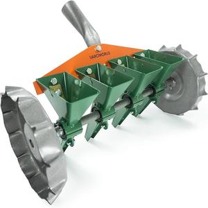 2023 semoir à pommes de terre à 4 rangées 0.08 semoir à graines de sésame Machine à 2 roues tracteur fabriqué 3 points semoir à pommes de terre moteur à noyau - Product Image 1