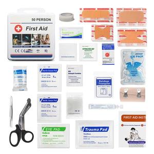 Famiglia professionale montato a parete In plastica Emprty Kit di pronto soccorso In scatola sul posto di lavoro medico con contenuto e appendiabiti - Product Image 6