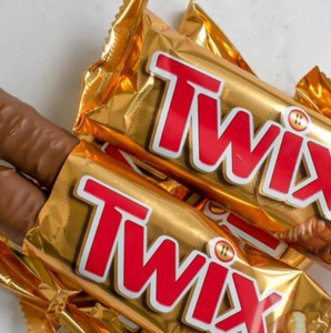 Full Box 20x Pack Twixx Cookie <b>Dough</b> Share Size Candy Bars, 4 Bars Each - 2.72oz - Product Image 1