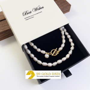 Collar de Perlas de Agua Dulce Naturales de Lujo para Mujer, Joyería Elegante para Novia, Regalo de Boda - Product Image 6