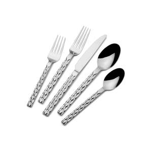 Juego de Cubiertos Artísticos de Acero Inoxidable con Mango de Diseño, Juego de Cubiertos Modernos para Banquetes de Boda - Product Image 1
