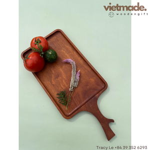 Plateau à pizza en bois naturel écologique de premier choix Hotselling Design unique basé sur la demande du client du Vietnam - Product Image 5