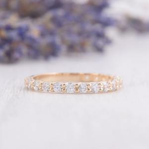 Bijoux pour femmes Bague en argent style bohème Bijoux en argent sterling 925 Topaze blanche Pierre précieuse Tendance Bague faite à la main Cadeau pour l'amour - Product Image 2