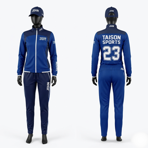 Uniforme de Fútbol Sala Premium de Poliéster y Spandex de 280 GSM, Diseño de Paneles Azul y Negro, Logotipo Sublimado, Ropa Deportiva para Equipos - Product Image 3