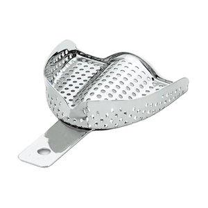 Bandejas de Impresión Profesionales Perforadas con Borde de Bloqueo XL, Bandejas de Impresión de Super Calidad, Equipos Dentales Perforados - Product Image 1