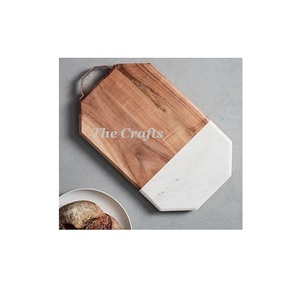 Tabla de Cortar de Queso Redonda de Diseño Moderno en Mármol, Tabla de Cortar de la Mejor Calidad para Frutas - Product Image 5