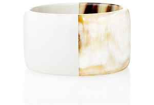 Bracelet de mode en corne de buffle fait main de luxe nouvelle grande taille bijoux artisanaux personnalisés forgirl par artisanat en croissant - Product Image 3