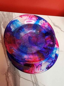 Assiette ronde en résine pour servir Assiette durable Parfaite pour offrir en cadeau ou pour le style d'intérieur - Product Image 4