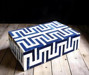 Handcrafted Bone Inlay Decorative <b>Box</b> <b>Keepsake</b> Storage Organizer Jewelry <b>Box</b> from f s international - Product Image 2