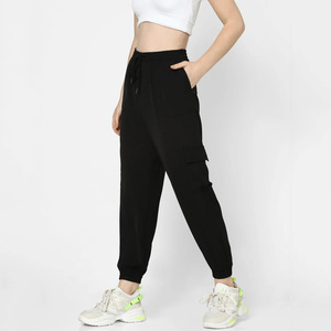 Professional High Quality <b>Women's</b> Fitness Sweatpants Custom Made Light <b>Weight</b> Jogger Winter Fleece Fabric Custom Logo Mid Flat - Product Image 2