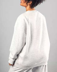 Logo personnalisé Sweat-shirt surdimensionné pour femmes du Bangladesh 100% coton 380 GSM Heavyweight Fleece High Street Casual Fashion - Product Image 2