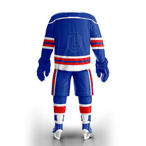 Ensembles de hockey sur glace pour hommes personnalisés et confortables en polyester 100 %, manches courtes, ORSON SPORTS, poids du tissu 300 g, tailles personnalisées disponibles - Product Image 3