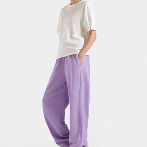 Vente en gros Pantalons décontractés pour femmes skinny Pantalon taille moyenne avec poches 100% coton Service OEM - Product Image 3