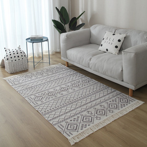 <span class=keywords><strong>Tappeti</strong></span> da pavimento rettangolari <span class=keywords><strong>in</strong></span> lino di <span class=keywords><strong>cotone</strong></span> personalizzato nuovo arrivo <span class=keywords><strong>tappeti</strong></span> alti per la casa del soggiorno con macramè <span class=keywords><strong>lavabili</strong></span> - Product Image 4