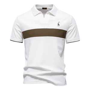 Casual <b>Men's</b> Plus Size Polo <b>Shirt</b> Heavyweight Retro High Street Cotton 300gsm <b>Pocket</b> Polo Loose Solid Color DTG Tee - Product Image 3