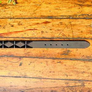 Custom Length Grey Black Vintage Style <b>Polo</b> Belt Genuine Leather Shining Thread 100% Solid Brass for Buckle Genuine Leather Belt - Product Image 6