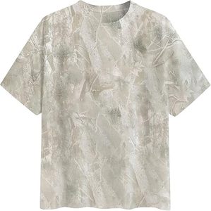 Camiseta de Camuflaje Extra Grande de Moda con Diseño de Hoja de Arce, Ropa Urbana Unisex, Camiseta Gráfica Informal de Verano - Product Image 2