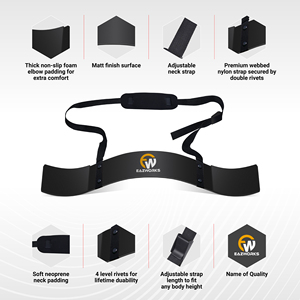 Haltérophilie couleur et Logo personnalisés bras Blaster Gym Fitness entraînement réglable biceps exercice bras Blaster - Product Image 4