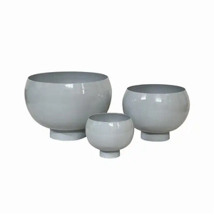 Dernier modèle de saladier en métal de haute qualité Saladier de meilleure qualité avec ensemble de serveur à bas prix ensembles d'assiettes vaisselle - Product Image 3