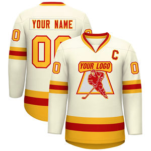 Camisetas de Hockey sobre Hielo Sublimadas Personalizadas, Calidad Premium, Secado Rápido para Hombre, 100% Poliéster, Camisetas de Práctica con Diseños Personalizados, Tallas Estadounidenses - Product Image 1