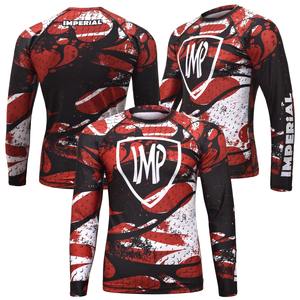 Rashguard à manches longues de compression pour MMA et BJJ, personnalisé, sans Gi, respirant, UPF50+, antibactérien, séchage rapide, écologique, fabriqué à 85% - Product Image 1