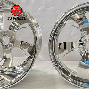 Jantes forgées en alliage d'aluminium SJ Billet Specialties Style 22x8.5 24*9 26*10 Deep Dish pour Chevrolet C10 Truck - Product Image 4