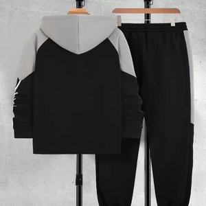 Cuisinez votre propre conception de survêtement Streetwear 100% coton survêtements séchage rapide course en plein air Jogging ensemble léger - Product Image 2