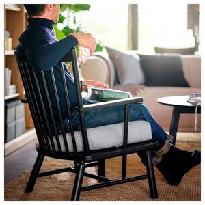 <b>Modern</b> Scandinavian Design Windsor Lounge <b>Chair</b> for <b>Living</b> <b>Room</b> - Product Image 3